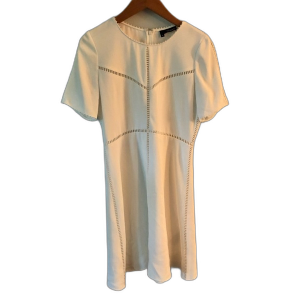 The Kooples Sophisticated White Mini Dress Size Medium Party Date Night